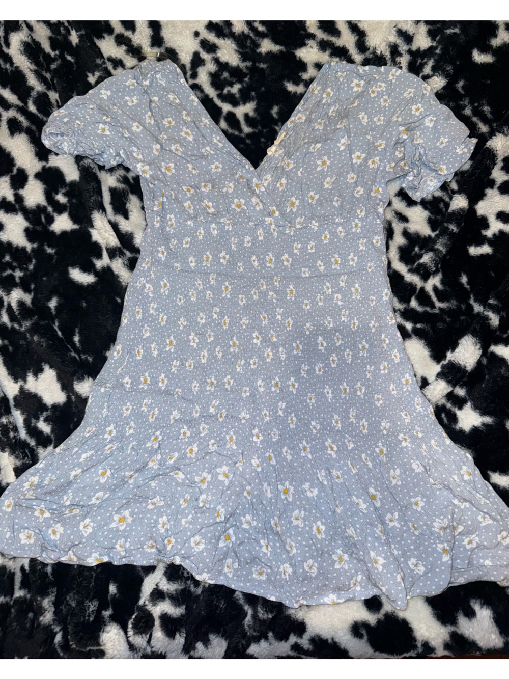 L.A hearts (pacsun) Light Blue Floral women’s mini dress S